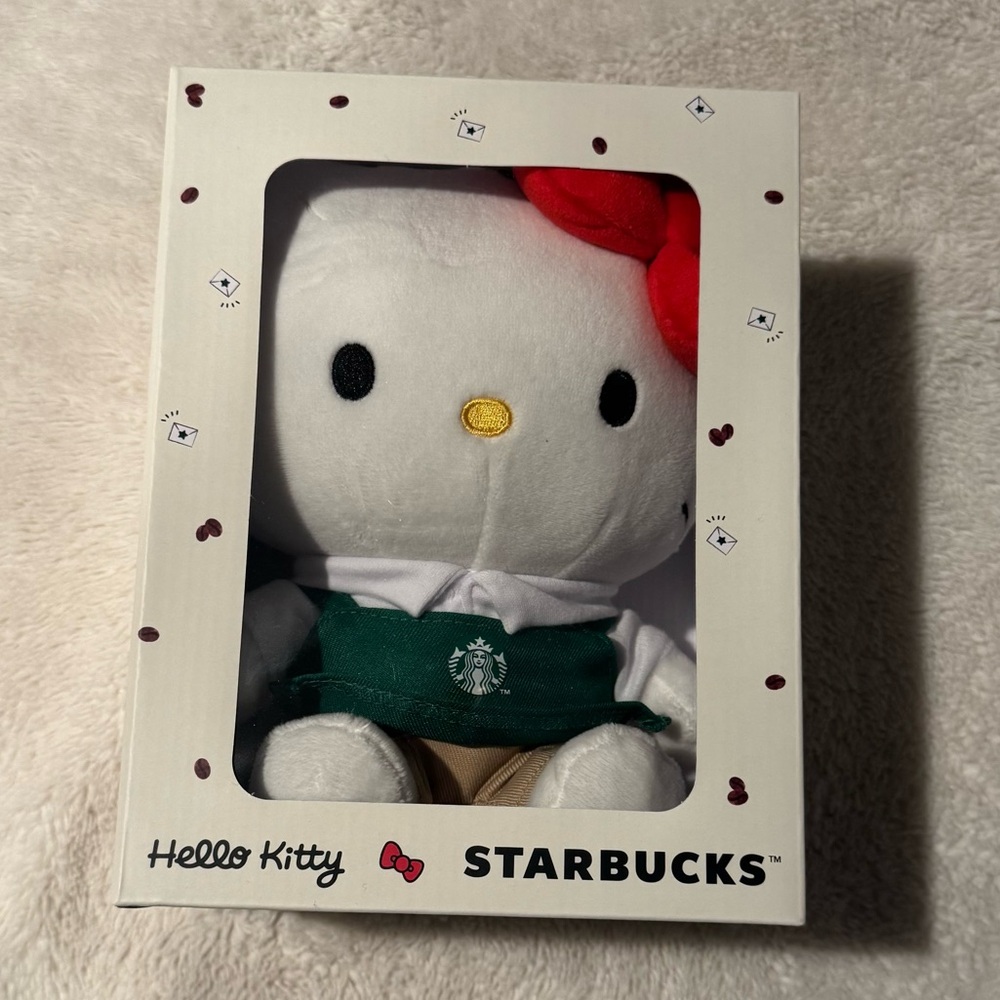 Brand New Hello Kitty Starbucks Plush